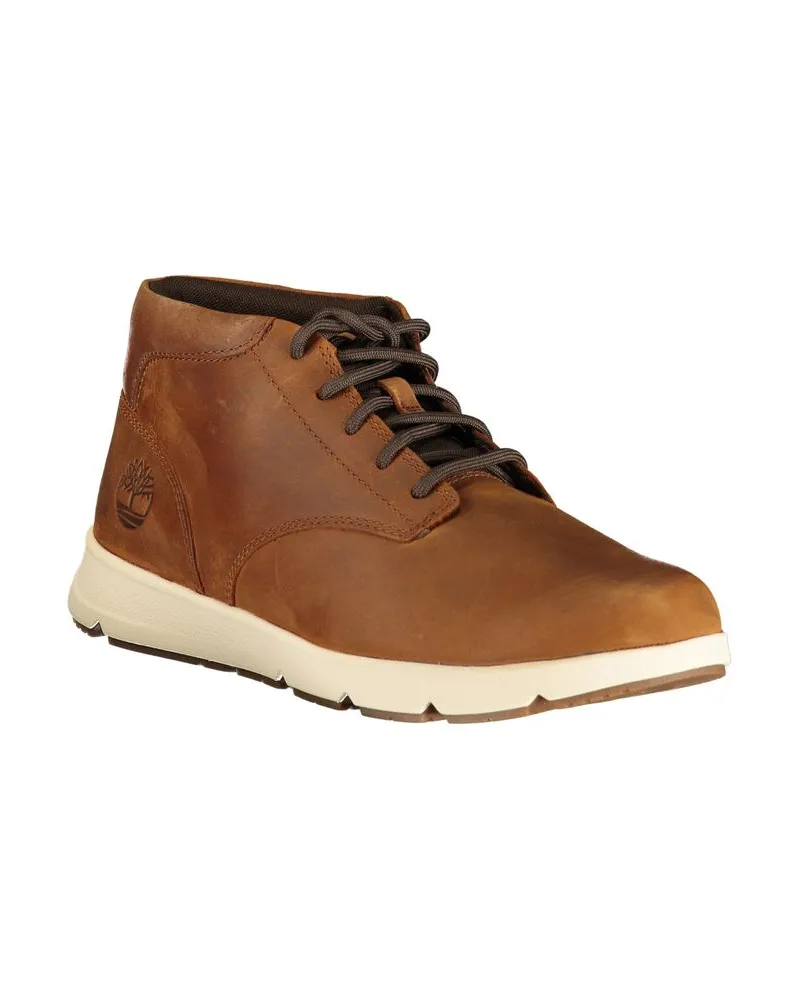 Timberland Lace-Up Leather Boot — Brown Brown