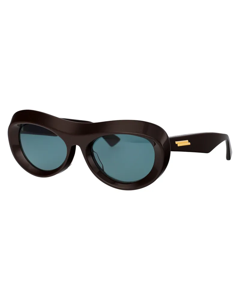 Bottega Veneta Women's Sunglasses Bv1284s Brown-Brown-Green Acetate Brown/brown/green Brown
