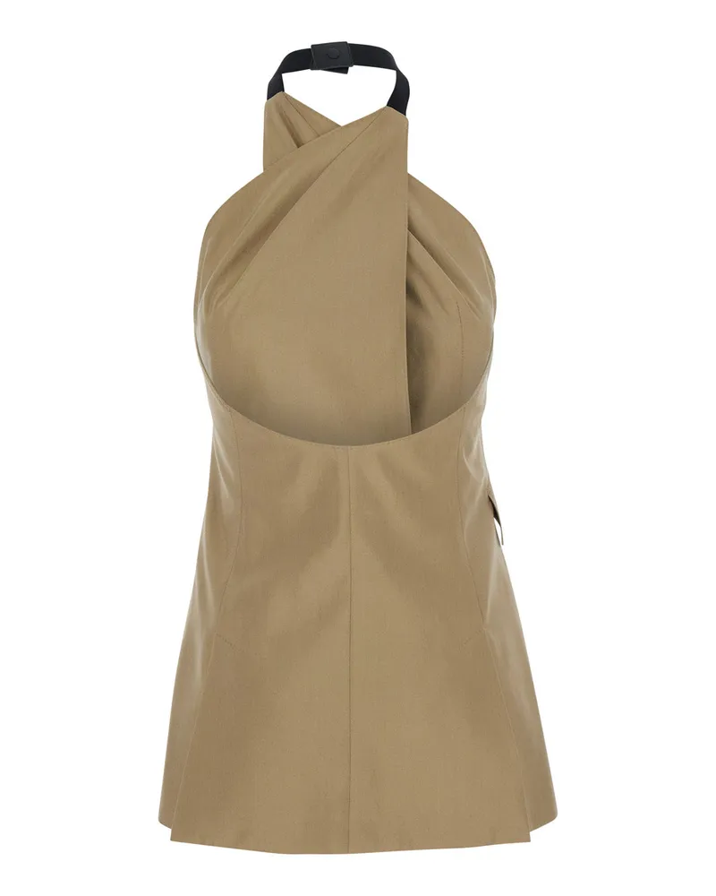 Max Mara Women's Dress Wool-Silk Beige Virgin Wool Blazers Jacket Beige