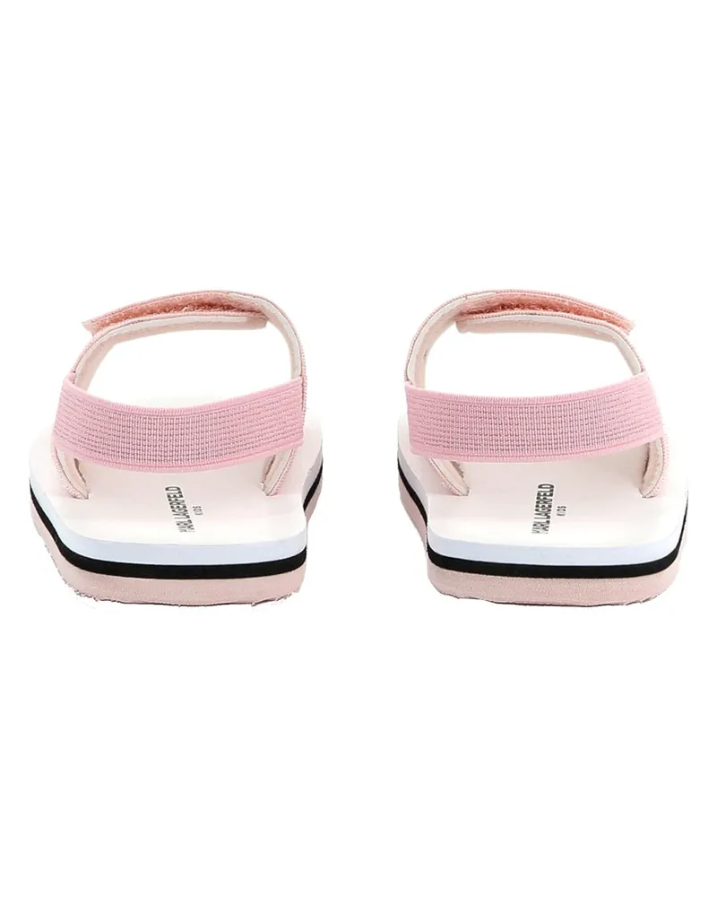 Karl Lagerfeld Textile Strap Sandals — Pink Pink
