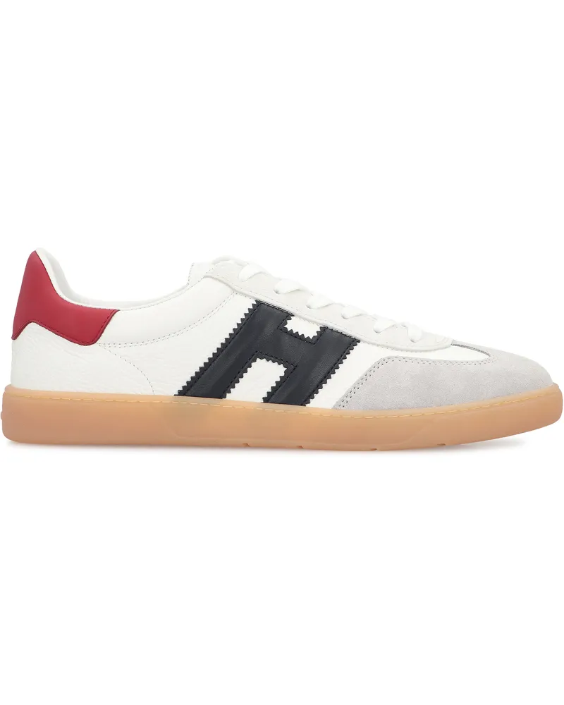 Hogan Men's Sneakers Cool White Leather Trainers White