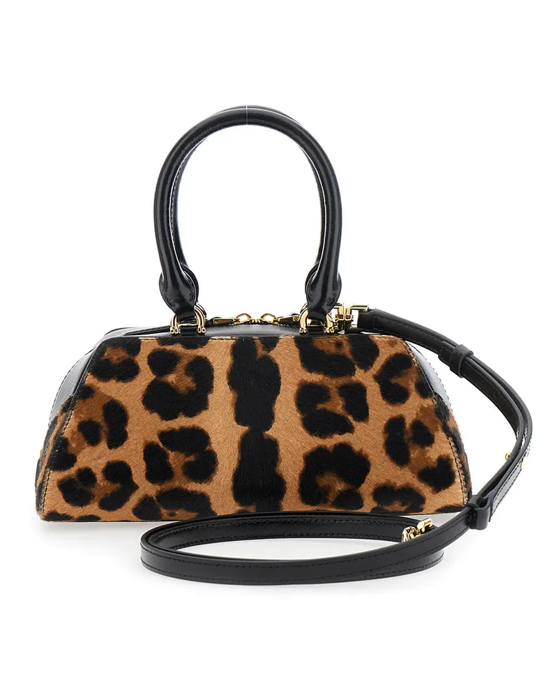 Givenchy Women's Handbag Antigona East West Brown Multicolour Calf Leather Handbags Hand Bags Brown