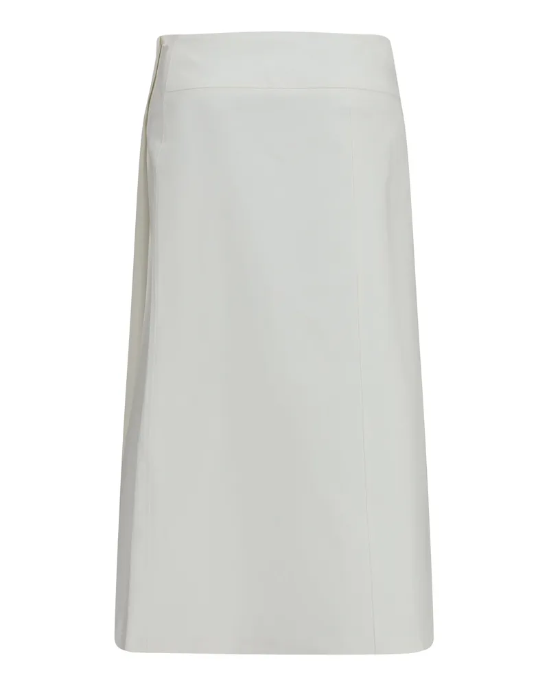 Rier Women Bonded Cotton Skirt White Wr White