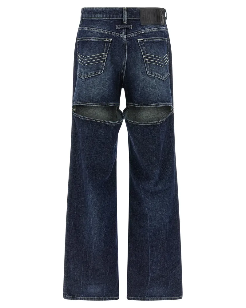 Jean Paul Gaultier Women's Blue Cotton Jeans Denim Clothing Blue