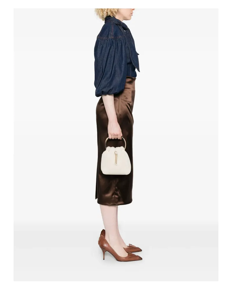 Jimmy Choo Nagol Bucket Bag — White White