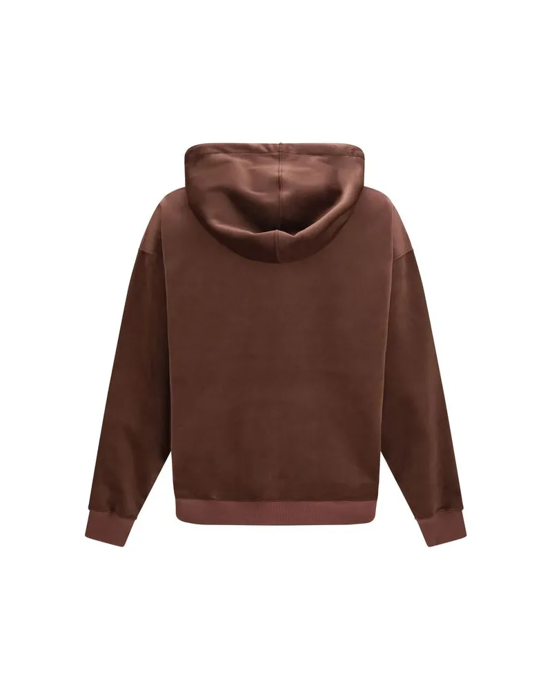 Y-3 Recycled Polyester Hoodie — Brown Brown