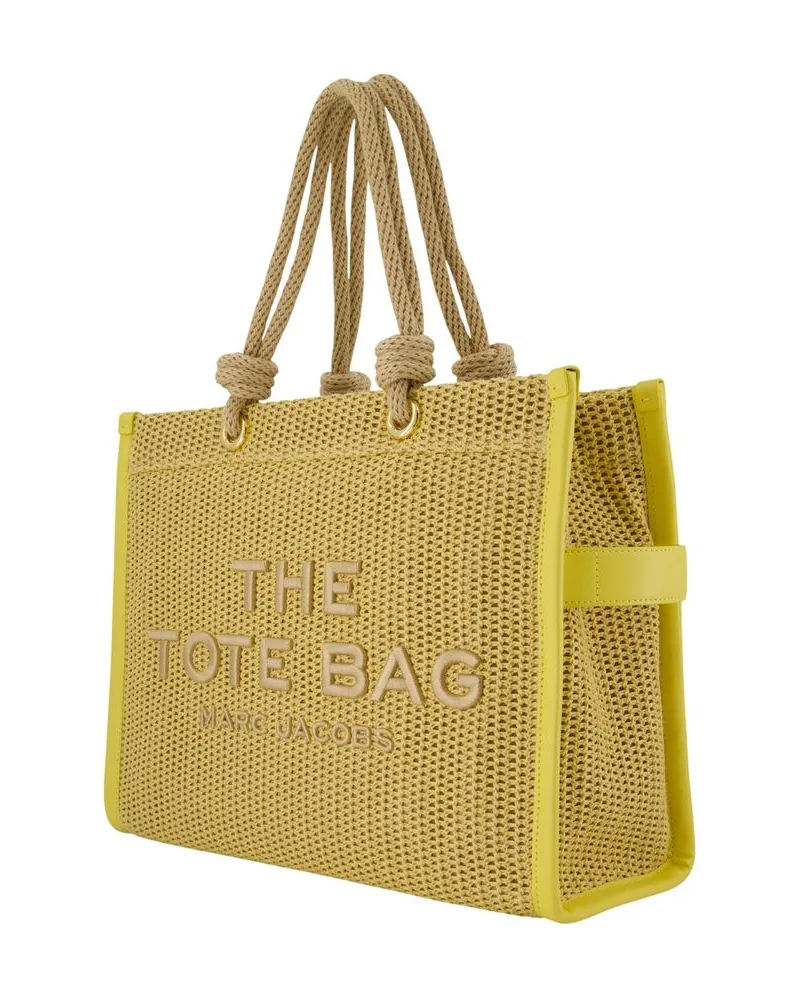 Marc Jacobs Women's The Large Tote Shopper Bag -  Synthetic Beige Totes-Shopping-Bags Beige