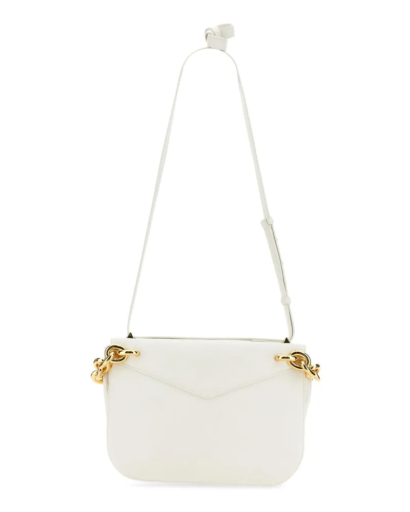 Bottega Veneta Women's Leather Shoulder Bag Mount White White