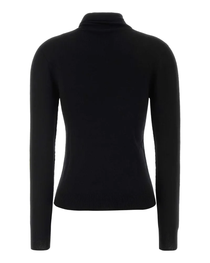 Alberta Ferretti Virgin Wool Blend Sweater — Black Black
