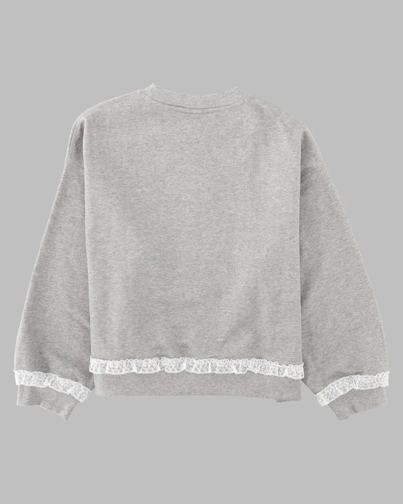 Ganni Isoli Sweatshirt — Gray Gray