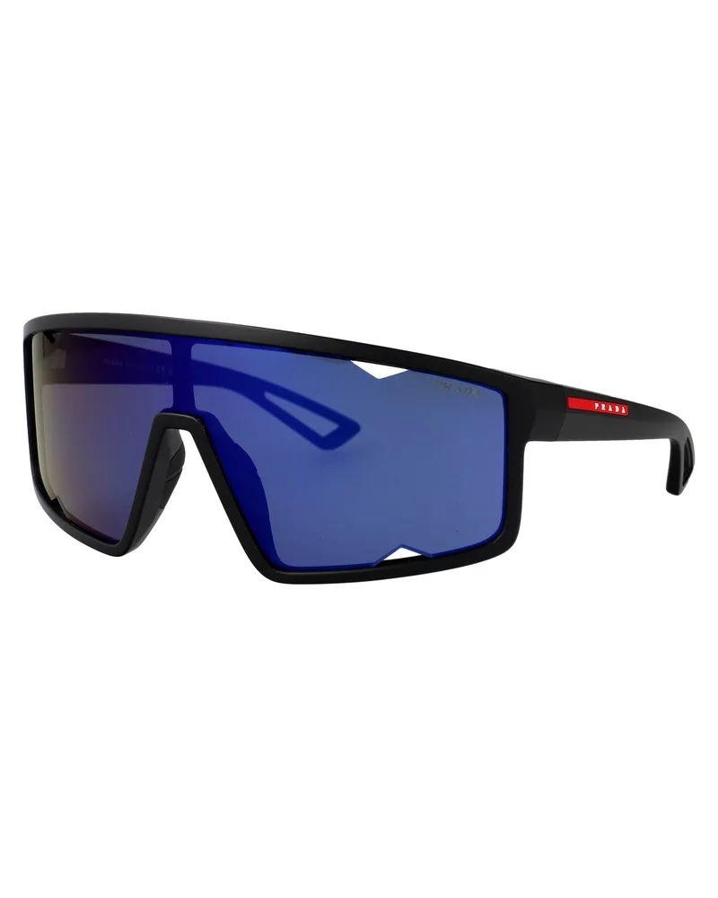 Prada 0PS Matte Black Injected Sunglasses — Black Black