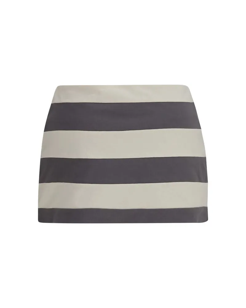 Miu Miu Women's Multicolor Cotton Mini Skirt Multicolor