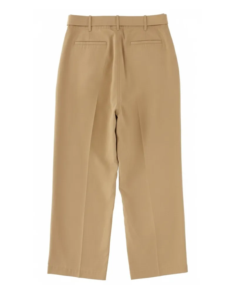 Paul Smith Belted Trousers — Beige Beige
