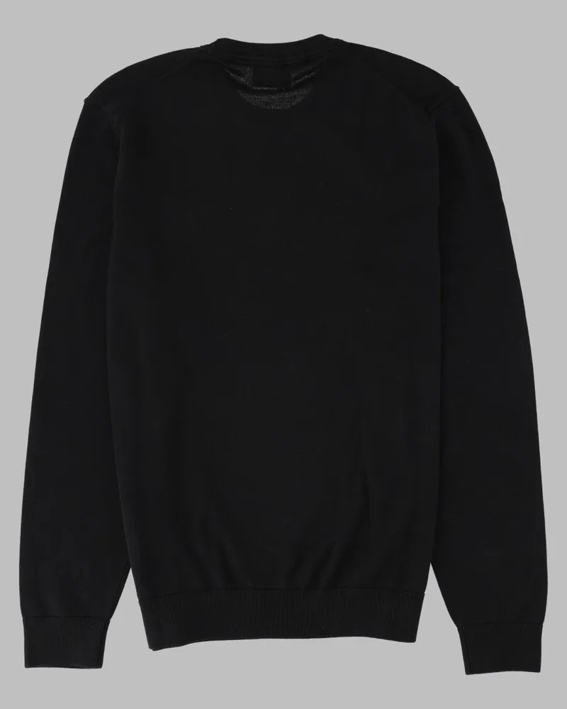 HUGO BOSS Logo Cotton Sweatshirt — Black Black