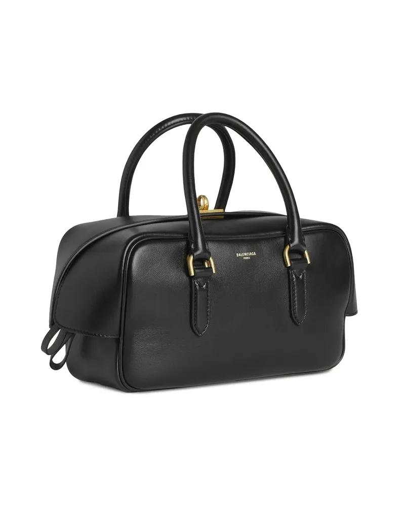 Balenciaga Lambskin Leather Tote Bag — Black Black