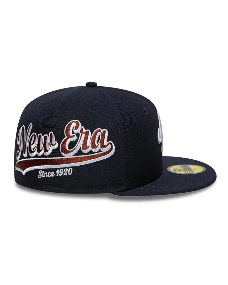 New Era Men's Fitted Cap 59fifty Navy Crown Hat Navy