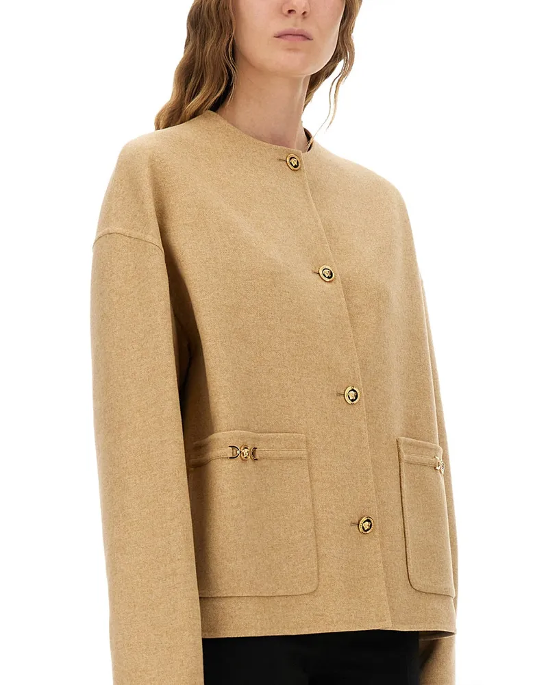 Versace Jacket — Beige Beige