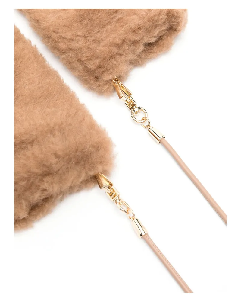 Max Mara Camel Hair Mittens — Brown Brown