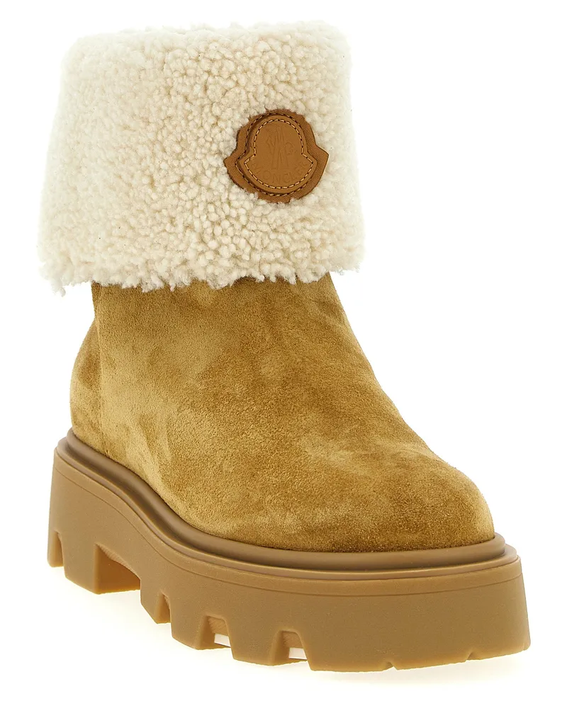 Moncler Aurea Ankle Boot — Camel Camel
