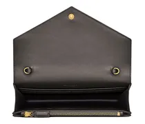 Pochette Envelope Shoulder Bag — Black