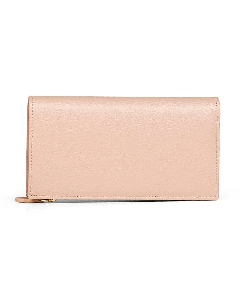 Stella McCartney Women's Vertical Tri-Fold Wallet Blush Pink Polyamide & Purses Pink