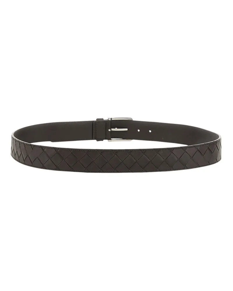 Bottega Veneta Calf Skin Belt — Brown Brown