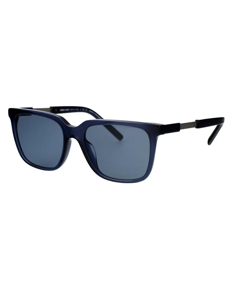 Giorgio Armani Men's Sunglasses 0ar8202u Transparent Blue Acetate Blue