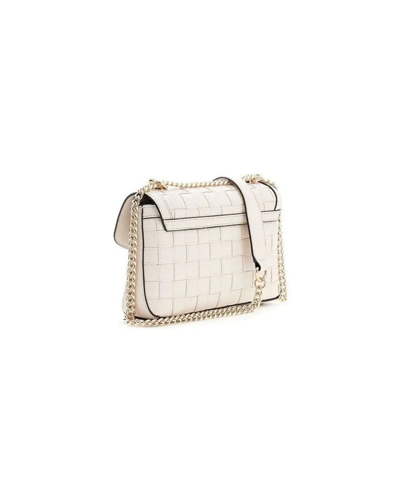 Guess Women's Crossbody Bag Off White Polyurethane - Crossbody-Bags White