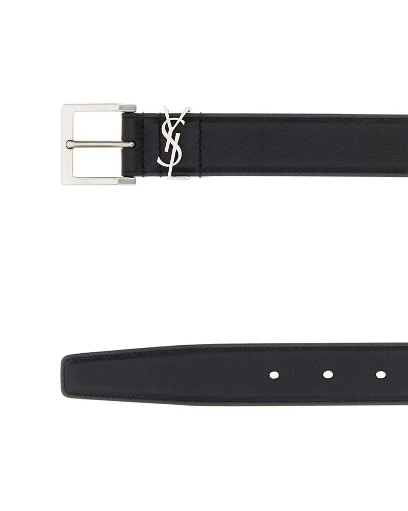 Saint Laurent 864585boo0e 1000 Nero Cinture Belt Black