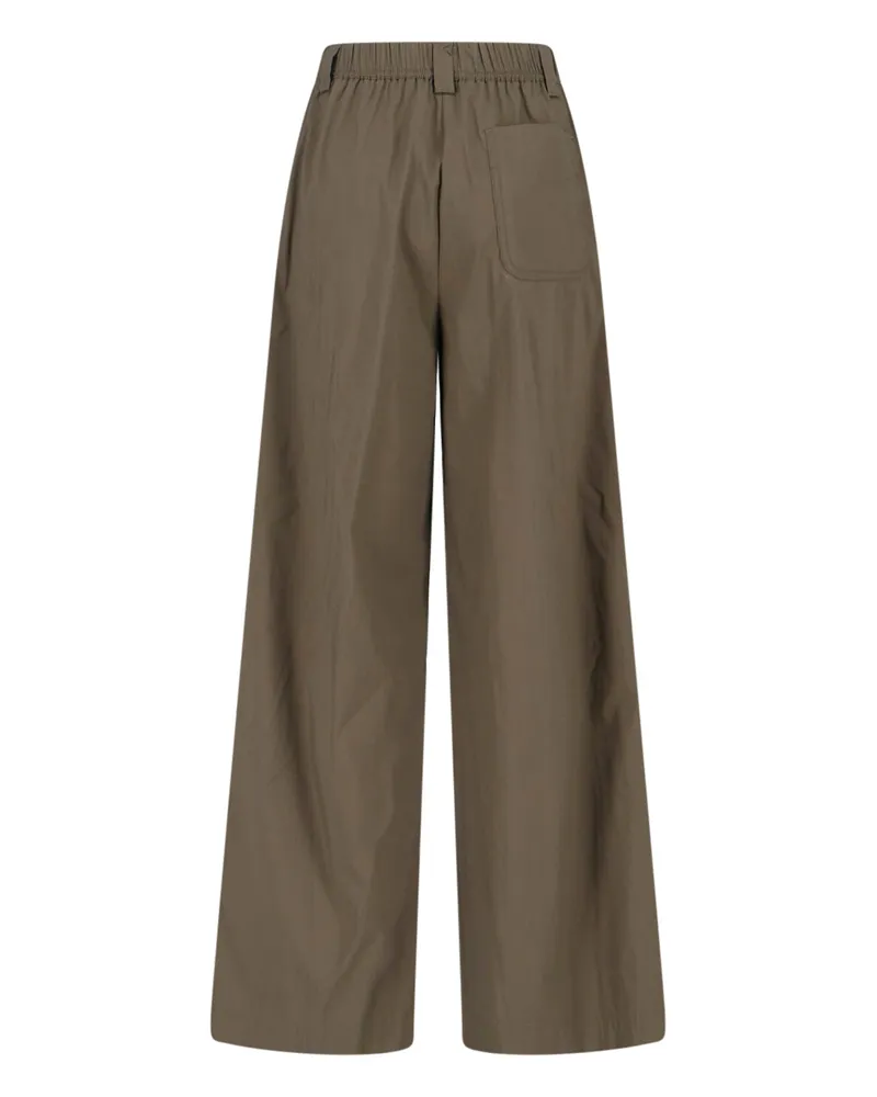 ASPESI Women's Trousers Green Cotton Green