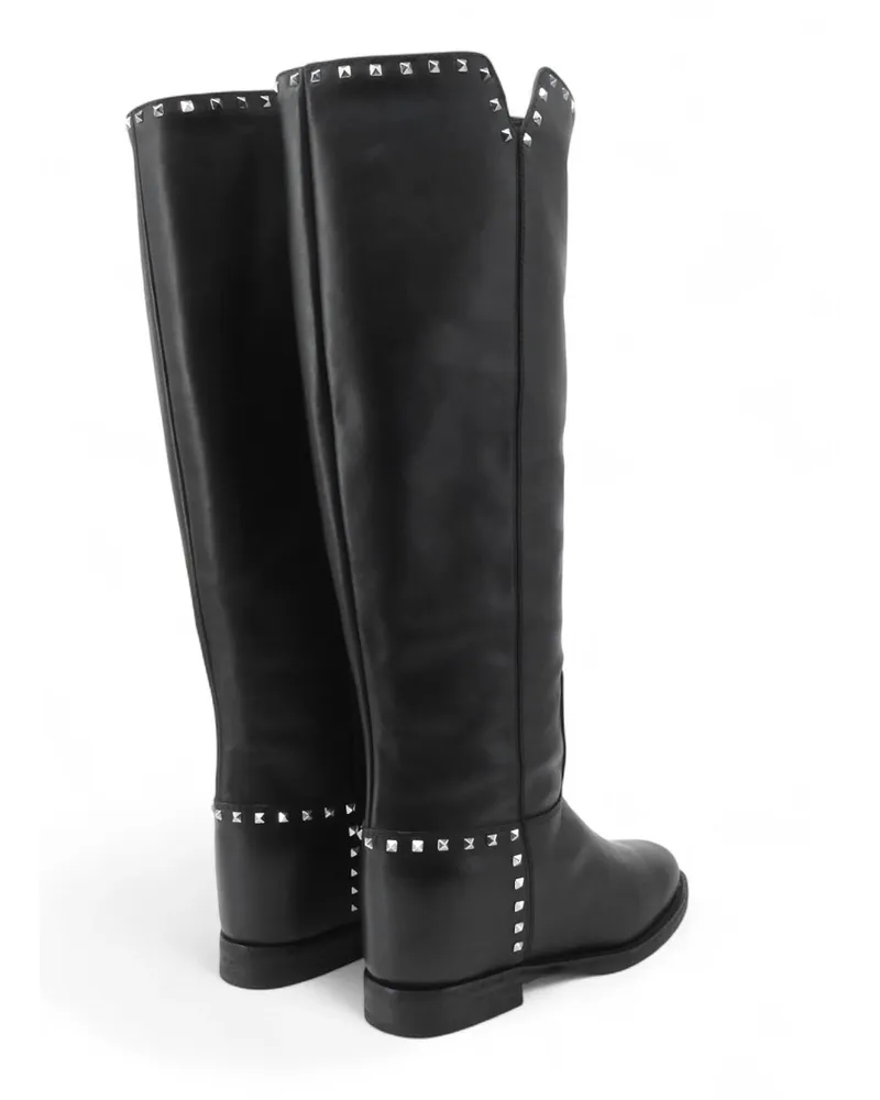 Via Roma 15 Santa Monica Boot — Black Black