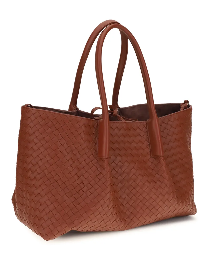Bottega Veneta Women's Tote Bag Pinacoteca Rust-Deep Maho-Mb Calf Leather Shoulder Rust/deep Rust