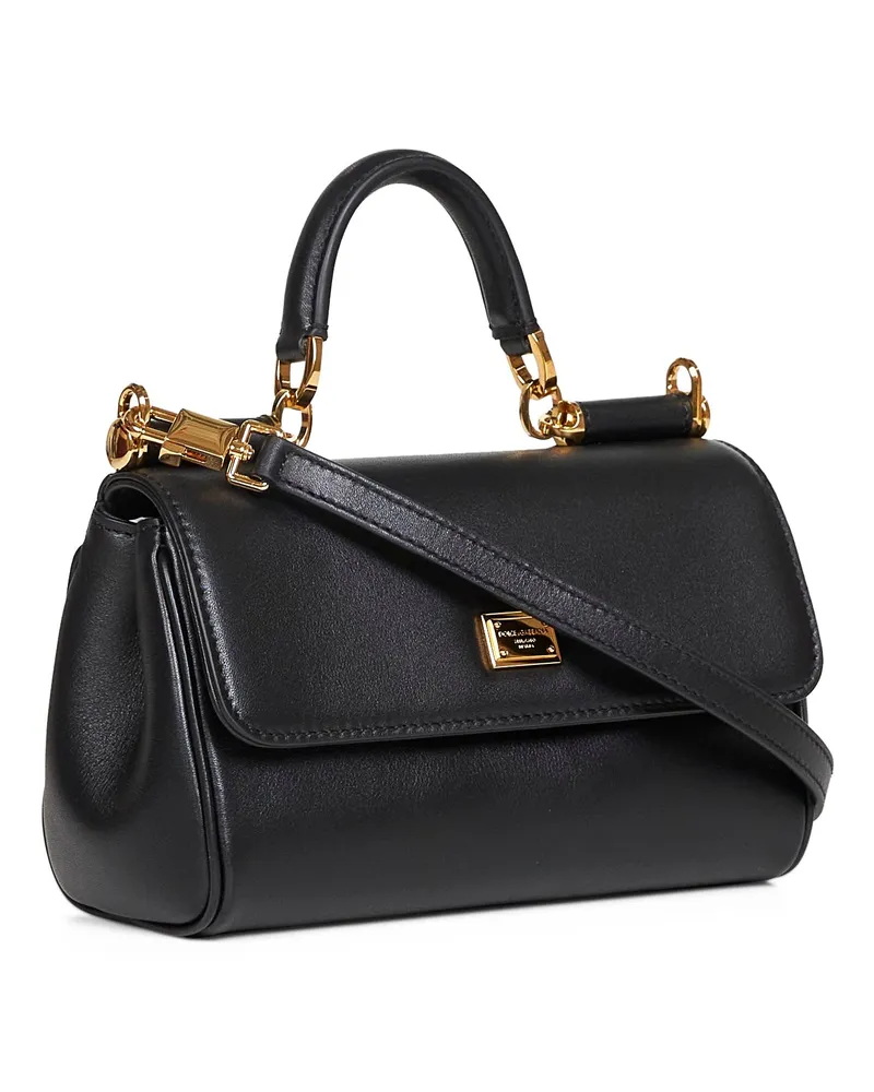 Dolce & Gabbana My Sicily Top Handle Bag — Black Black