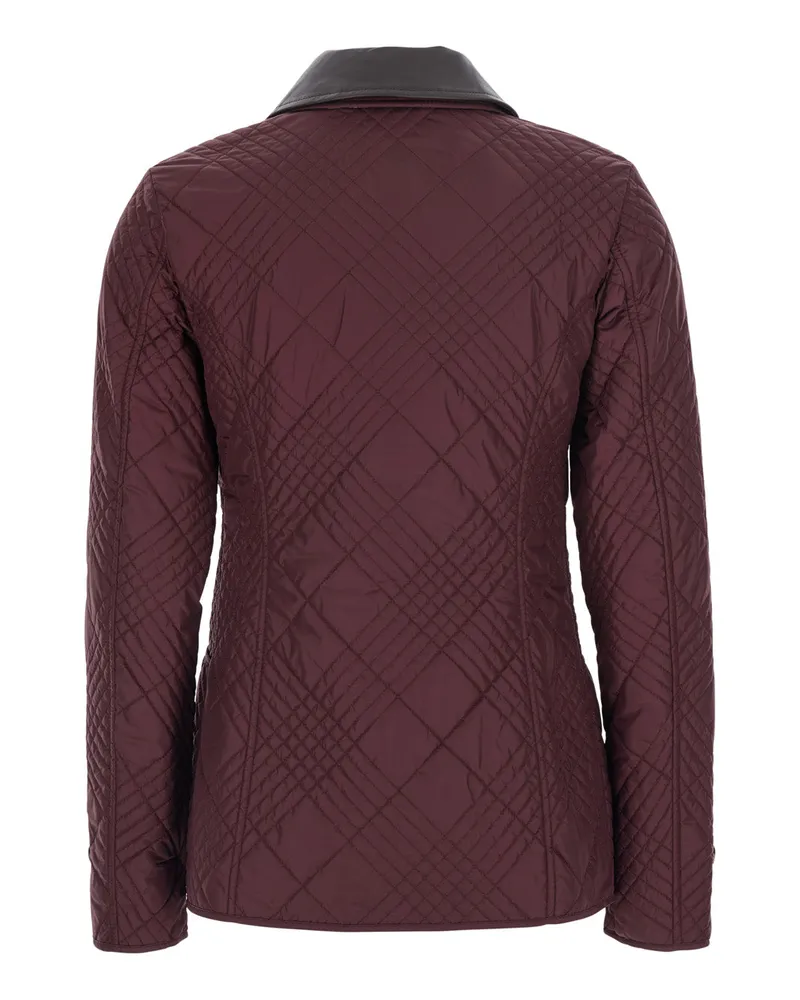 Burberry Fernleigh Coat — Burgundy Burgundy
