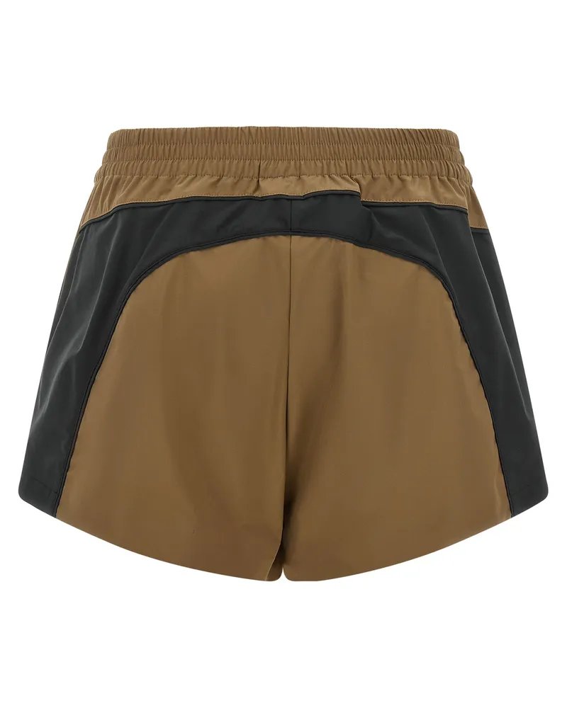 Balenciaga Techwear Colorblock Shorts — Tan Tan
