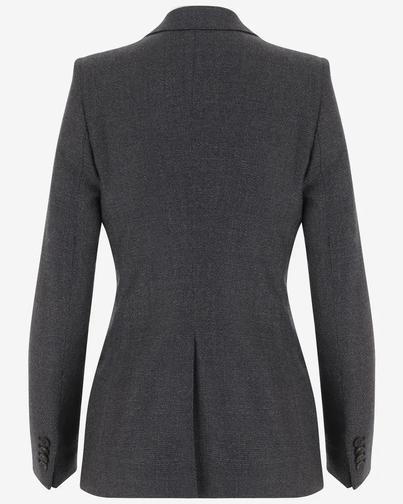 Tagliatore Women's Wool Jacket Grey Gray