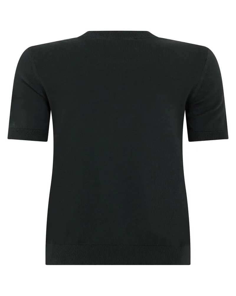 Max Mara Women's Short-Sleeve T-Shirt Dark Emerald Cotton T-Shirts & Jerseys Green