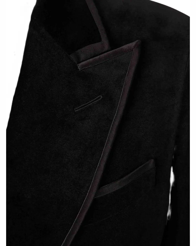 Tom Ford Men's Blazer Dyllan Black Cotton; Lining: Cupro Jacket Black