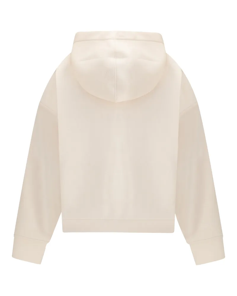 Fabiana Filippi Women's Hooded Sweatshirt Burro Sweatshirts Sweater Beige