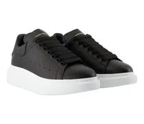 Women's Leather Oversized Sneaker Black Calfskin