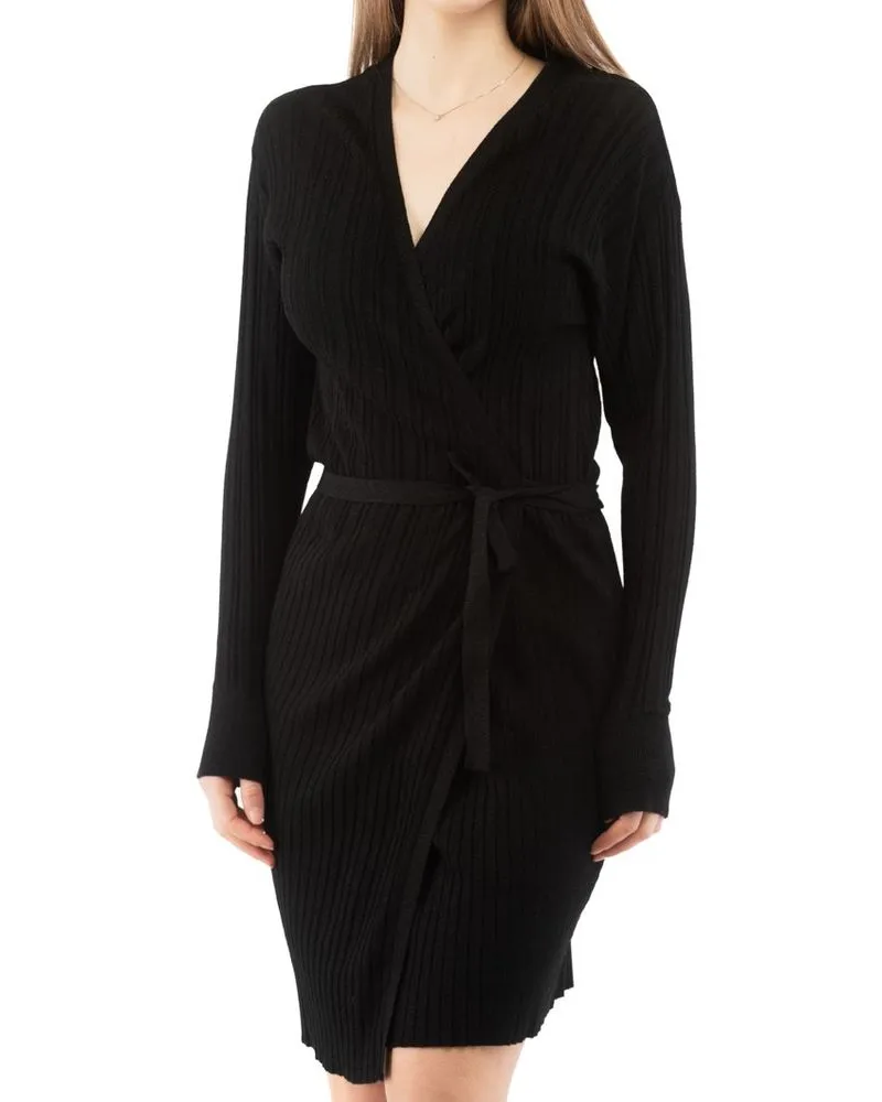 Moschino Women Black Viscose Casual Dress Black