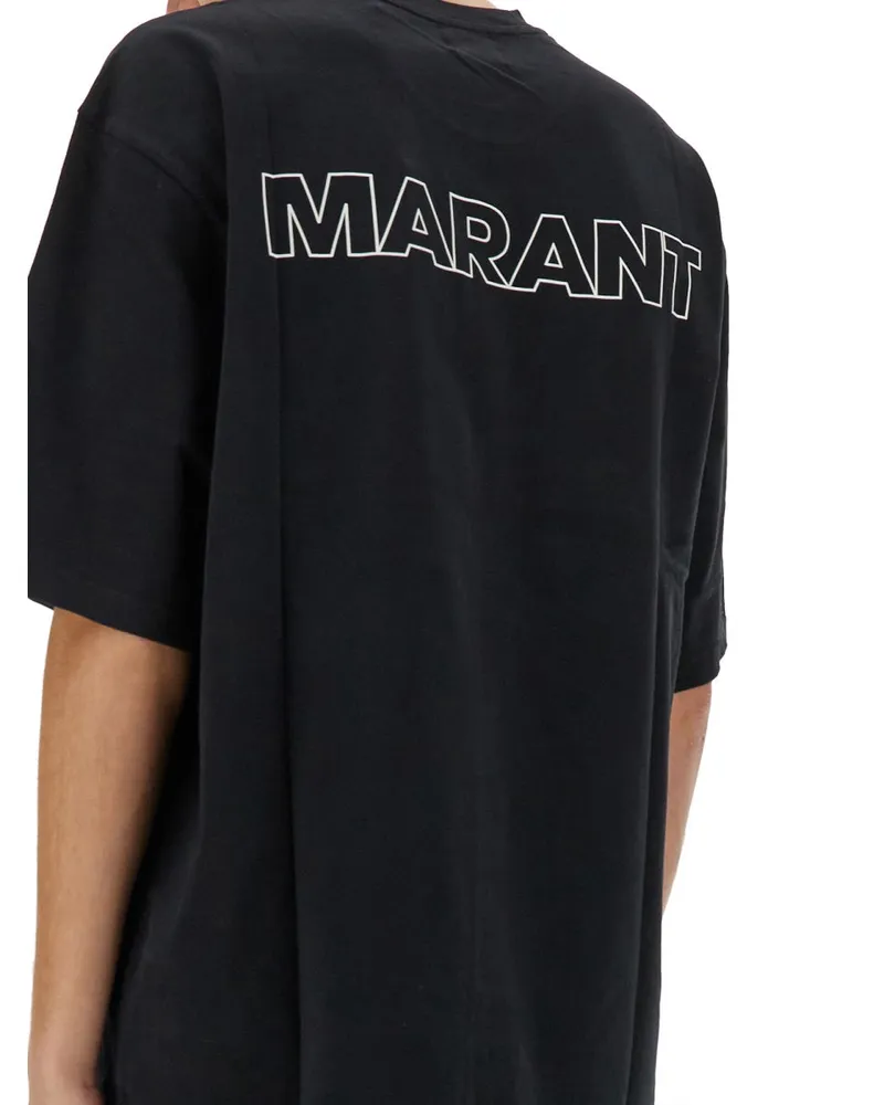 Isabel Marant Cotton T-Shirt — Black Black