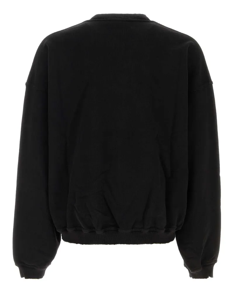 REPRESENT Men's Black Cotton Sweatshirt Jetblack Exterior: Felpe Black