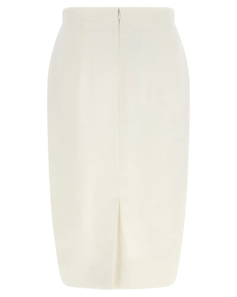 Stella McCartney Pencil Skirt with Front Pincers Skirt — Ivory Ivory