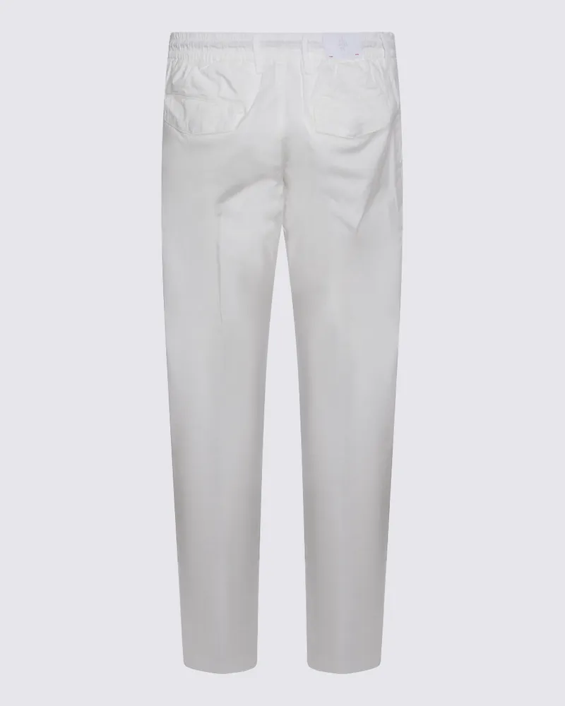 Eleventy Men's Trousers Bianco Co Ea White