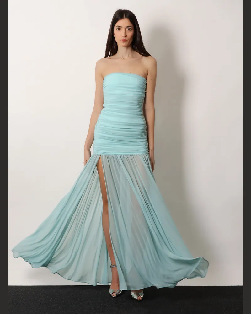 Retrofête Women's Long Dress Adele Green Polyester Green