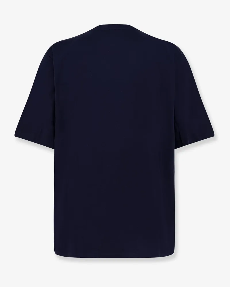 Hevò Men's T-Shirt Mulino Cotton Blue T-Shirts And Polos Navy