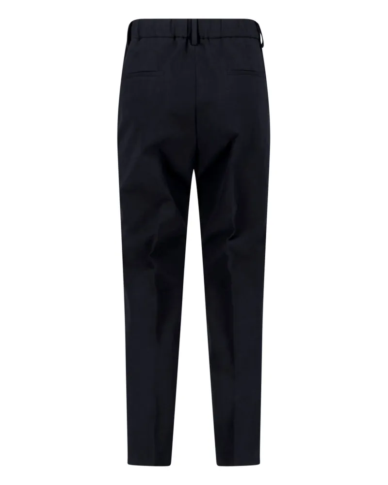 Incotex Women's Trousers Black Acetate Black