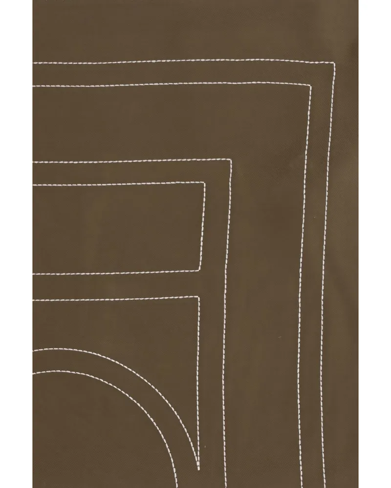 Totême Women's Silk Scarf Mocha Scarfs Brown