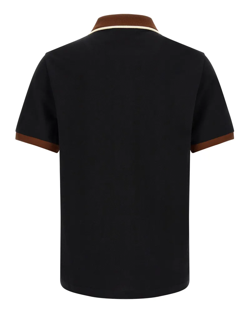Marni Men's Black Cotton Polo Shirt Black